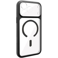 Чохол TPU GETMAN Moon Clear with MagSafe для Apple iPhone 17 Pro Max (6.9") Black