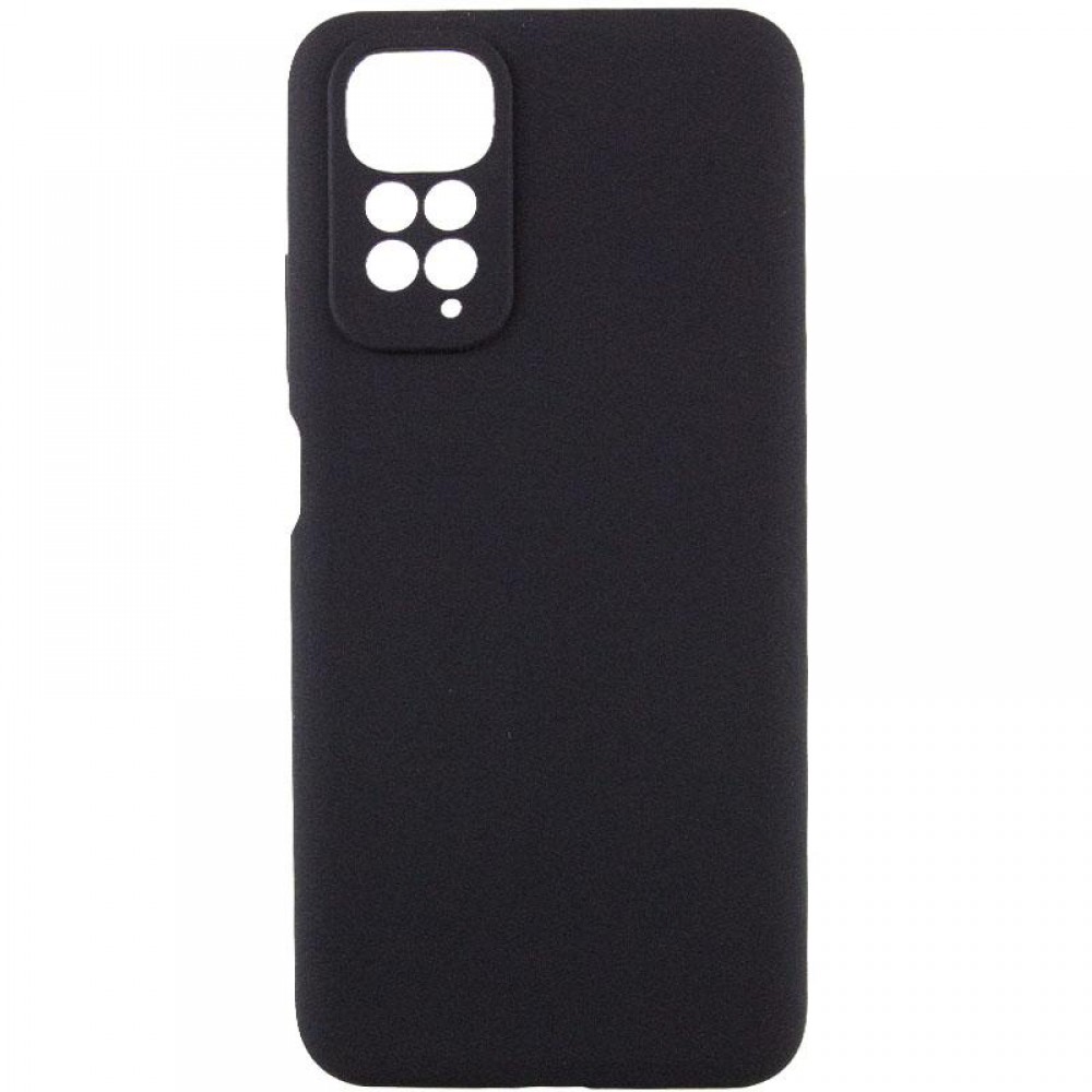 Чохол Silicone Cover Ummi Lakshmi Full Camera (AA) для Xiaomi Redmi Note 11 (Global) / Note 11S Чорний / Black
