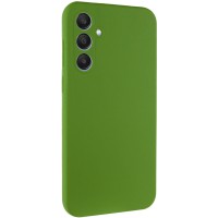 Чохол Silicone Cover Lakshmi Full Camera (AA) для Samsung Galaxy A35 Зелений / Dark green