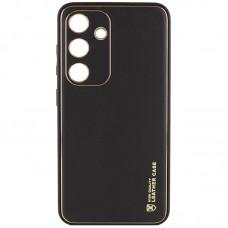 Шкіряний чохол Xshield для Samsung Galaxy S23 FE Чорний / Black