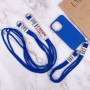 Чохол TPU two straps California для Apple iPhone 13 Pro Max (6.7") Синій / Iris