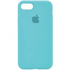 Чохол Silicone Case Full Protective (AA) для Apple iPhone 7 / 8 / SE (2020) (4.7") Бірюзовий / Marine Green