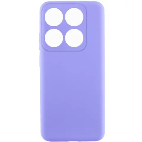 Чохол Silicone Cover Lakshmi Full Camera (AAA) для Xiaomi 15T Бузковий / Dasheen
