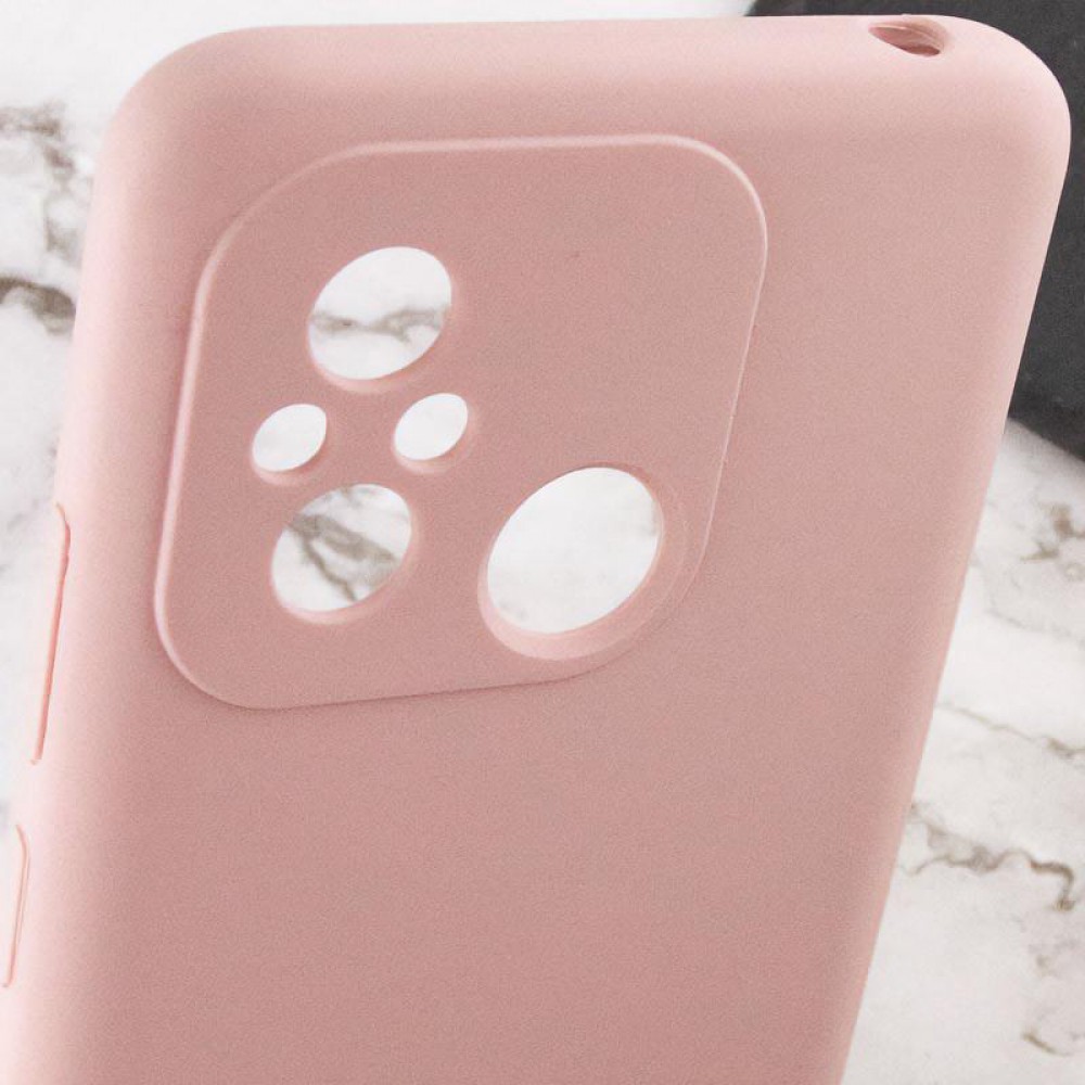 Чохол Silicone Cover Lakshmi Full Camera (AAA) with Logo для Xiaomi Redmi 12C Рожевий / Pink Sand