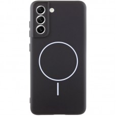 Чохол Silicone Cover Lakshmi Full Camera (AA) with MagFit для Samsung Galaxy S21 FE Чорний / Black