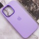 Чохол Silicone Case Metal Buttons (AA) для Apple iPhone 14 Pro (6.1") Бузковий / Lilac