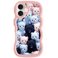 Чохол TPU Cloudy Pictures для Apple iPhone 16 (6.1") Bears