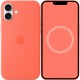 Чохол Silicone case (AAA) with Magsafe and Animation (button) для Apple iPhone 16 (6.1") Tangerine