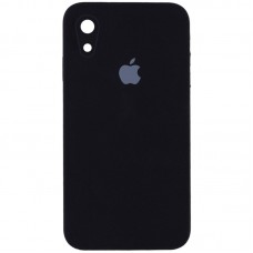 Чохол Silicone Case Square Full Camera Protective (AA) для Apple iPhone XR (6.1") Чорний / Black