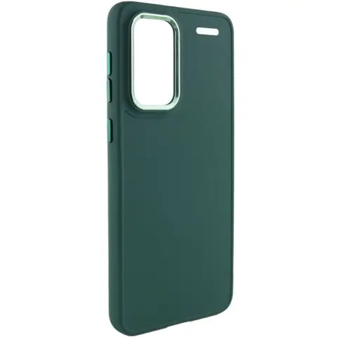 TPU чохол Bonbon Metal Style для Xiaomi Redmi Note 13 Pro+ Зелений / Army green