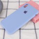 Чохол Silicone Case Full Protective (AA) для Apple iPhone XS Max (6.5") Блакитний / Lilac Blue