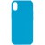 Чохол Silicone Case Full Protective (AA) NO LOGO для Apple iPhone XS Max (6.5") Блакитний / Blue