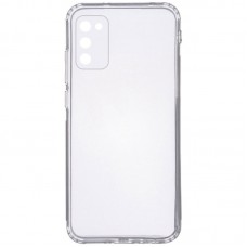 TPU чохол GETMAN Clear 1,0 mm для Samsung Galaxy A02s Безбарвний (прозорий)
