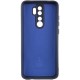 Чохол Silicone Cover Lakshmi Full Camera (AA) для Xiaomi Redmi 9 Синій / Midnight Blue