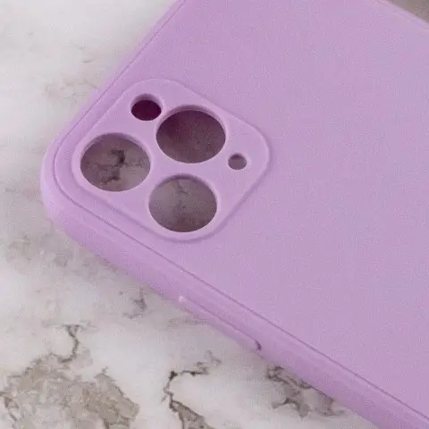 Силіконовий чохол Candy Full Camera для Apple iPhone 11 Pro (5.8") Бузковий / Dasheen