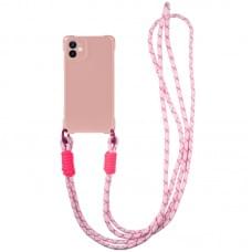 Чехол TPU CrossBody with straps для Apple iPhone 12 (6.1")