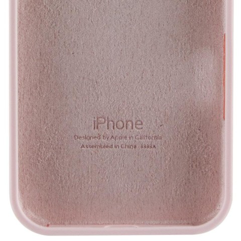 Чохол Silicone Case Full Protective (AA) для Apple iPhone 16e / 17e (6.1") Рожевий / Chalk Pink