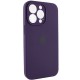 Чохол Silicone Case Full Camera Protective (AA) для Apple iPhone 15 Pro Max (6.7") Фіолетовий / Elderberry