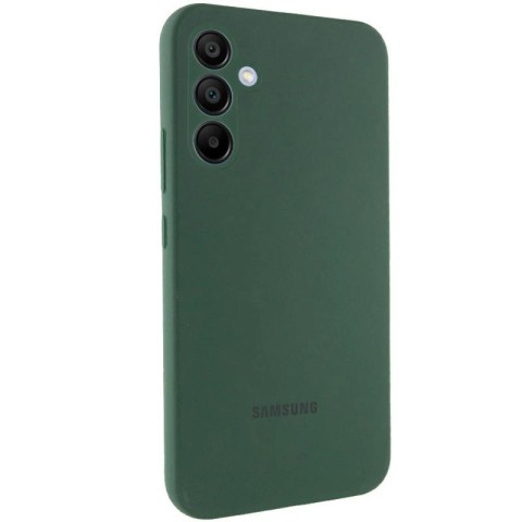 Чохол Silicone Cover Lakshmi Full Camera (AAA) with Logo для Samsung Galaxy S24 FE Зелений / Cyprus Green