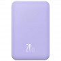 Портативне ЗП Power Bank Baseus Magnetic Mini OS 20W c БЗП 10000 mAh (PPCX110105) Purple