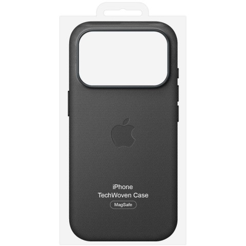 Тканинний чохол TechWoven (AAA) with MagSafe and Animation для Apple iPhone 17 Pro (6.3") Black