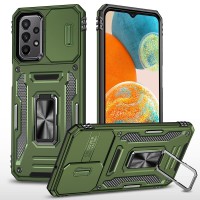 Ударостійкий чохол Camshield Army Ring для Samsung Galaxy A13 4G / A04s Оливковий / Army Green