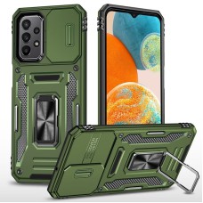 Ударостійкий чохол Camshield Army Ring для Samsung Galaxy A13 4G / A04s Оливковий / Army Green