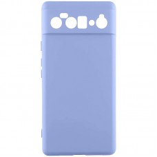 Чохол TPU GETMAN Liquid Silk Full Camera для Google Pixel 6 Pro Бузковий / Light purple