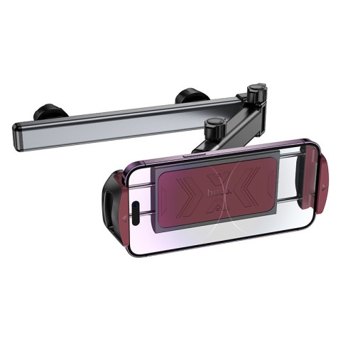 Автотримач Hoco H69 Gamble telescopic на підголівник Black / Red