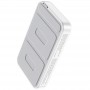 Портативний зарядний пристрій Power Bank Hoco Q10 Transparent PD20W з БЗП 5000 mAh White