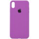 Чохол Silicone Case Full Protective (AA) для Apple iPhone XR (6.1") Фіолетовий / Grape