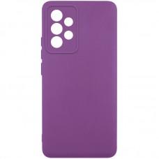 Чохол TPU GETMAN Liquid Silk Full Camera для Samsung Galaxy A52 4G / A52 5G / A52s Фіолетовий / Grape