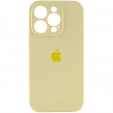 Чохол Silicone Case Full Camera Protective (AA) для Apple iPhone 14 Pro (6.1") Жовтий / Mellow Yellow