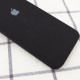 Чохол Silicone Case Square Full Camera Protective (AA) для Apple iPhone XR (6.1") Чорний / Black