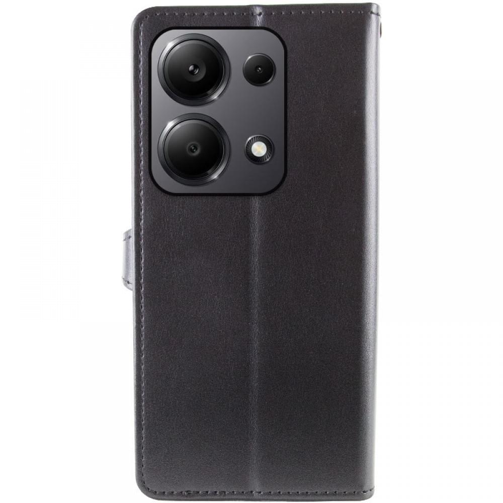 Шкіряний чохол-книжка GETMAN Gallant (PU) для Xiaomi Redmi Note 13 4G Чорний