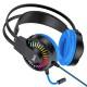 Накладні навушники Hoco W105 Joyful (USB+3.5mm/1.2m) Синій