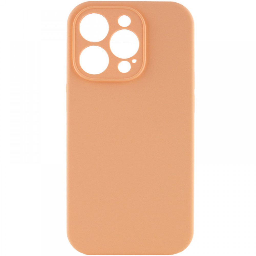 Чохол Silicone Case Full Camera Protective (AA) NO LOGO для Apple iPhone 14 Pro Max (6.7") Помаранчевий / Cantaloupe Чохол Silicone Case Full Camera Protective (AA) NO LOGO для Apple iPhone 14 Pro Max (6.7") Помаранчевий / Cantaloupe