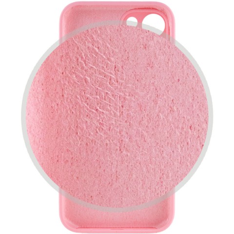 Чохол Silicone Case Full Camera Protective (AA) для Apple iPhone 15 (6.1") Рожевий / Light pink
