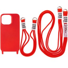 Чохол TPU two straps California для Apple iPhone 12 Pro Max (6.7") Червоний