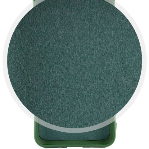 Чохол Silicone Cover Lakshmi Full Camera (AA) для Xiaomi Redmi A3 Зелений / Dark green