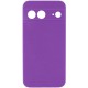Чохол Silicone Cover Lakshmi Full Camera (AA) для Google Pixel 8 Фіолетовий / Purple