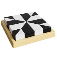 Настільна інтерактивна гра Ummi ME-149 Hidden Black and White Blocks Black / White