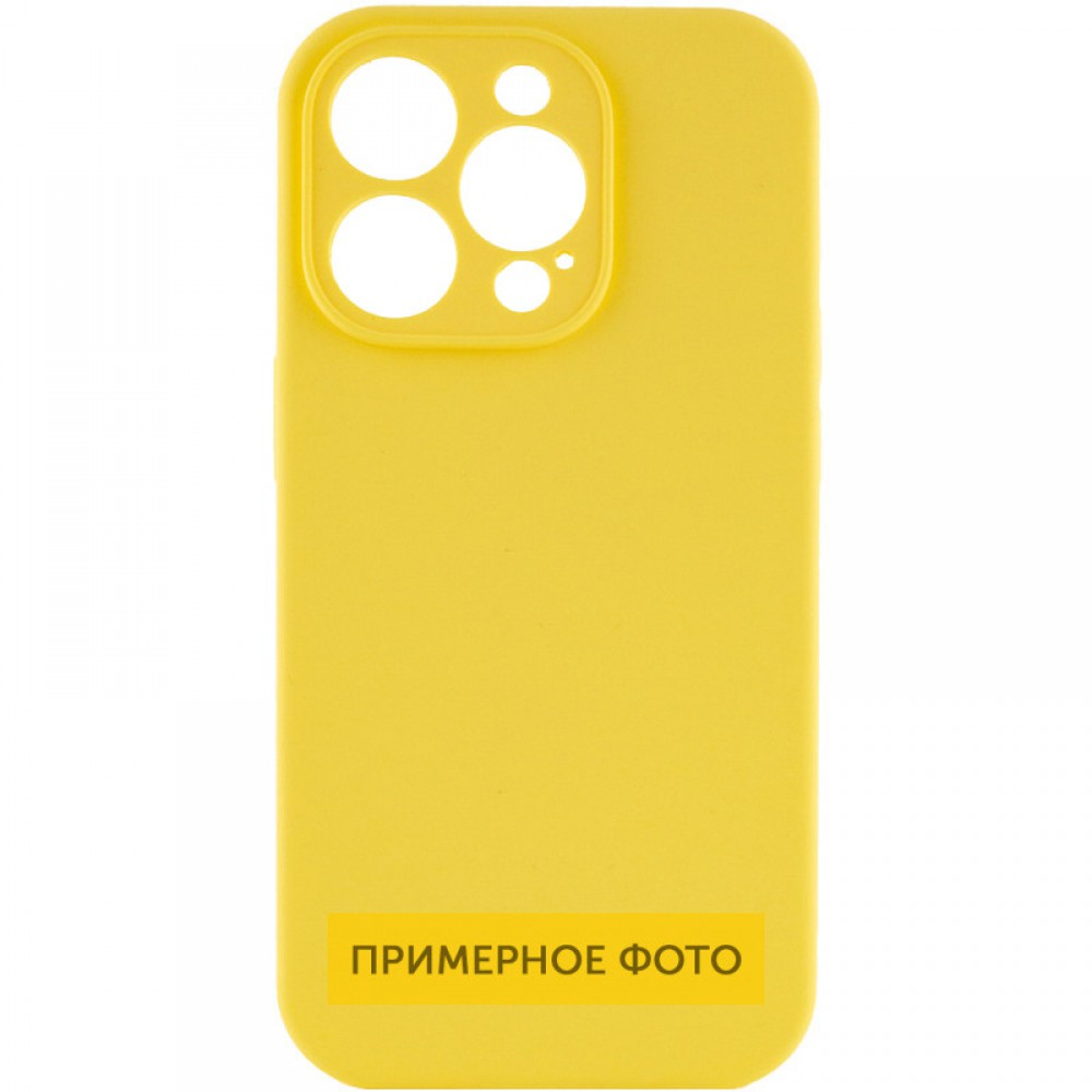 Чохол Silicone Case Full Camera Protective (AA) NO LOGO для Apple iPhone 16 Plus (6.7") Жовтий / Yellow Чохол Silicone Case Full Camera Protective (AA) NO LOGO для Apple iPhone 16 Plus (6.7") Жовтий / Yellow