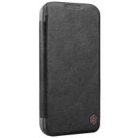 Шкіряний чохол-книжка Nillkin Qin Prop для Apple iPhone 16 Pro (6.3") Black