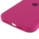 Чохол Silicone Case Full Protective (AA) для Apple iPhone 15 Pro (6.1") Малиновий / Dragon Fruit