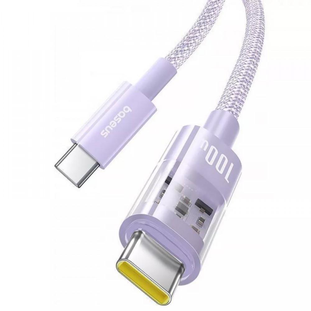 Дата кабель Baseus Gem Fast Charging Type-C to Type-C 100W (1m) (P10373000111) Дата кабель Baseus Gem Fast Charging Type-C to Type-C 100W (1m) (P10373000111)