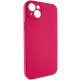 Чохол Silicone Case Full Camera Protective (AA) NO LOGO для Apple iPhone 13 (6.1") Червоний / Rose Red