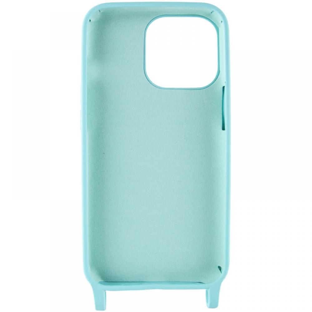 Чохол TPU two straps California для Apple iPhone 12 Pro / 12 (6.1") Бірюзовий / Marine Green