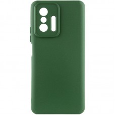 Чохол Silicone Cover Ummi Lakshmi Full Camera (AA) для Xiaomi 11T / 11T Pro Зелений / Dark green