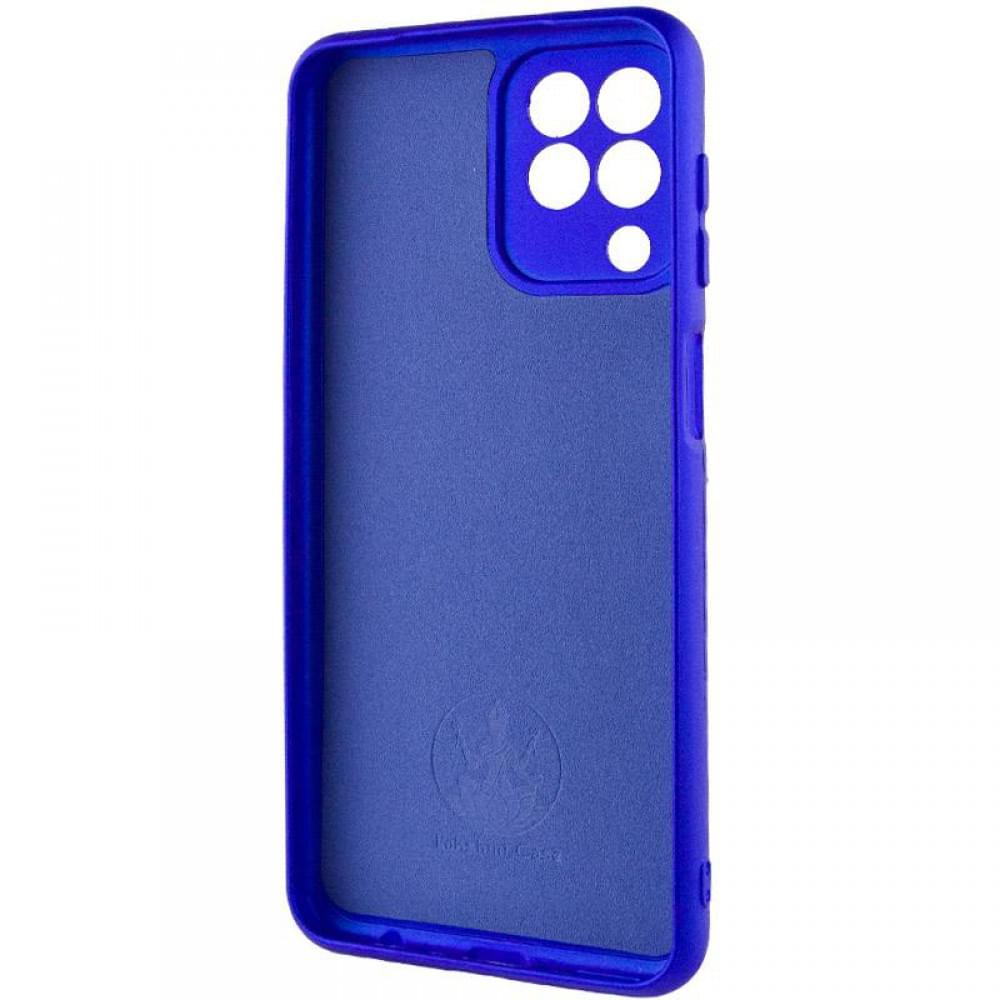 Чохол TPU GETMAN Liquid Silk Full Camera для Samsung Galaxy M33 5G Синій / Iris